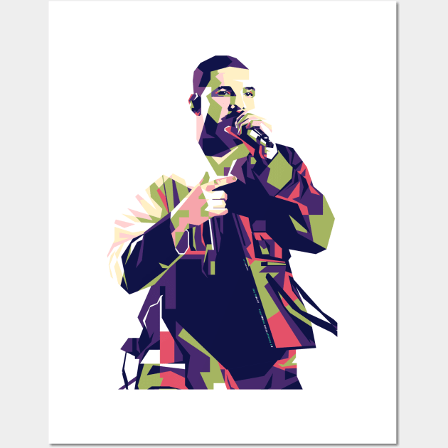 Drake pop art style Wall Art by Sterelax Studio